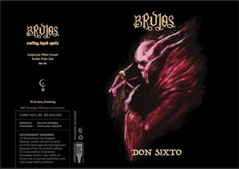 Label: Brujos Brewing — Don Sixto