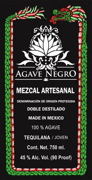 Label: Agave Negro — Tequilana