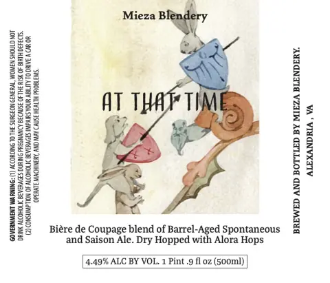 Label: Mieza Blendery — At That Time