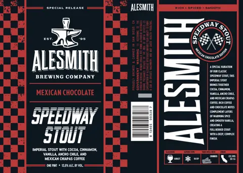Label: Alesmith Brewing Company — Speedway Stout : Mexican Chocolate Edition