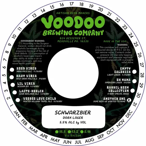 Label: Schwarzbier