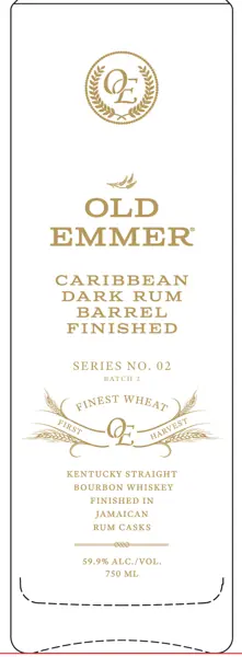 Label: Old Emmer — Caribbean Dark Rum Barrel Finished