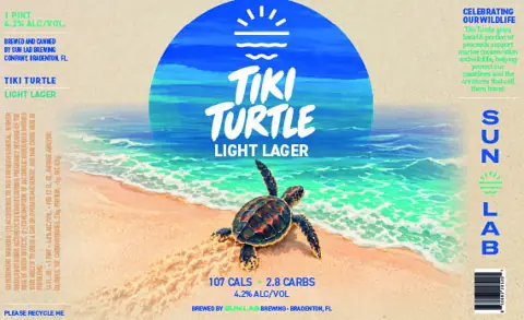 Label: Tiki Turtle
