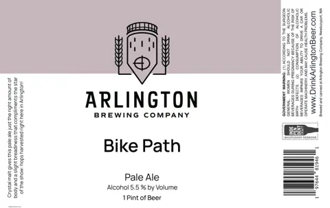 Label: Arlington Brewing Company — Bike Path