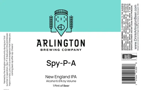Label: Arlington Brewing Company — Spy-P-A