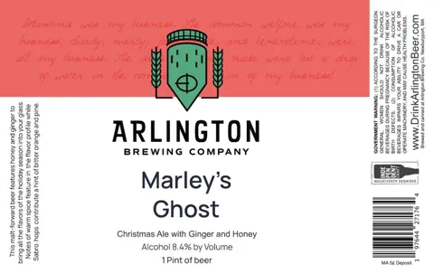 Label: Arlington Brewing Company — Marley's Ghost