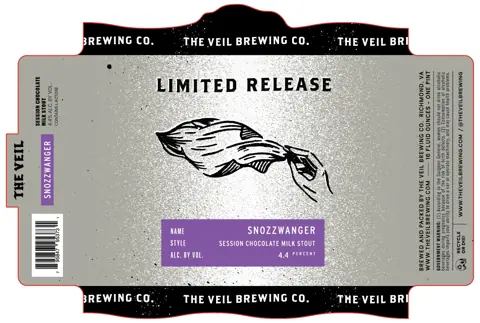 Label: The Veil Brewing CO. — Snozzwanger