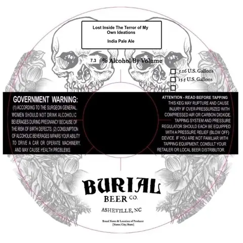 Label: Burial Beer CO. — Lost Inside the Terror of My Own Ideations