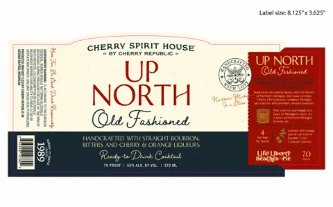 Label: Cherry Spirit House — Up North Old Fashioned