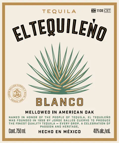 Label: El Tequileno — Blanco
