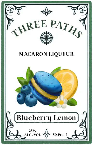 Label: Three Paths — Blueberry Lemon