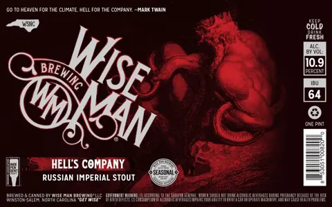 Label: Wise Man Brewing — Hell's Company