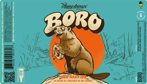 Label: Tripping Animals Brewing — Boro