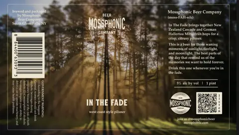 Label: Mossphonic Beer Company — IN the Fade