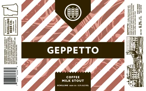 Label: Schilling Beer CO. — Geppetto